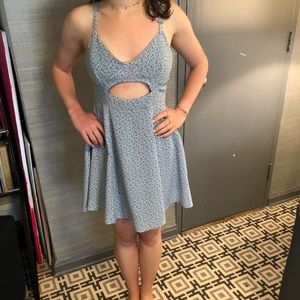 Nasty Gal Cut Out Floral dress